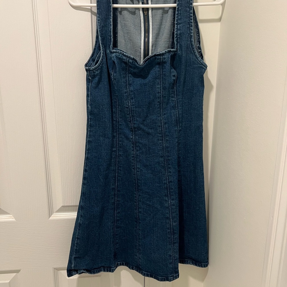 Abercrombie and Fitch Denim Sleeveless Dress